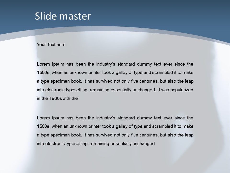 Man Attractive Skin PowerPoint Template