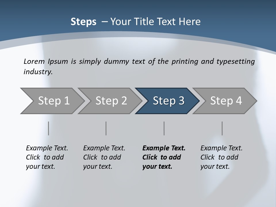 Man Attractive Skin PowerPoint Template