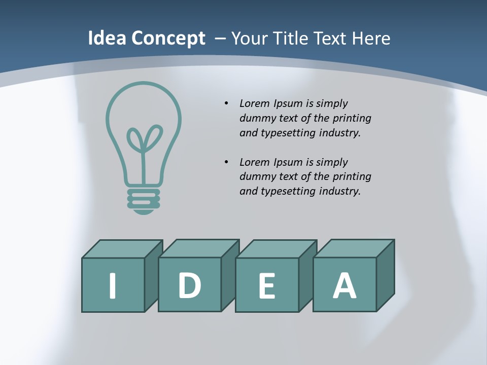 Man Attractive Skin PowerPoint Template