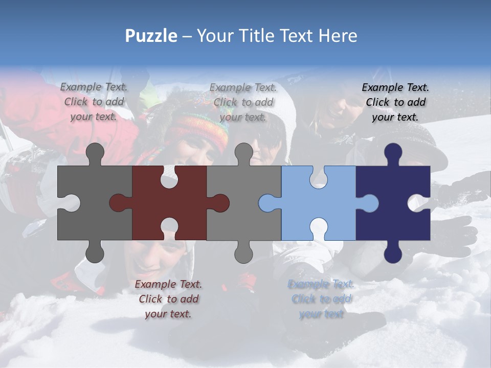 Relaxed Years Laughing PowerPoint Template