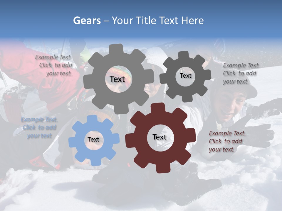 Relaxed Years Laughing PowerPoint Template