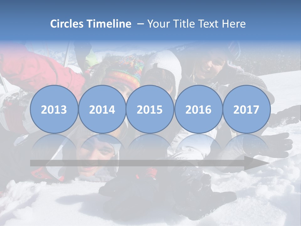 Relaxed Years Laughing PowerPoint Template