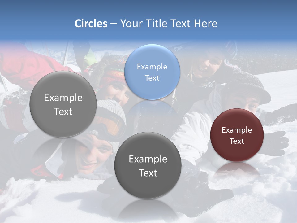 Relaxed Years Laughing PowerPoint Template