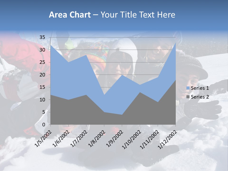 Relaxed Years Laughing PowerPoint Template
