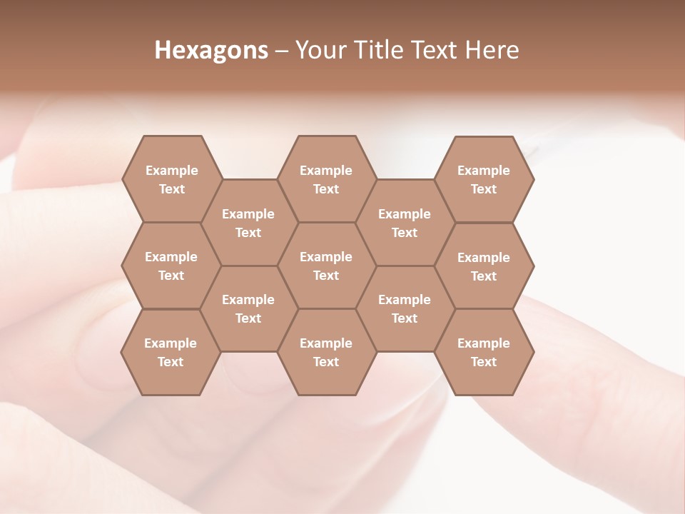 Manicurist Brush Female PowerPoint Template