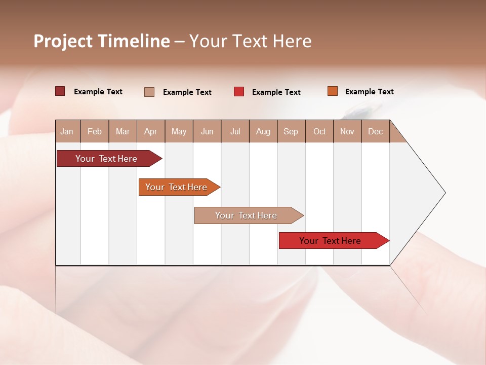 Manicurist Brush Female PowerPoint Template
