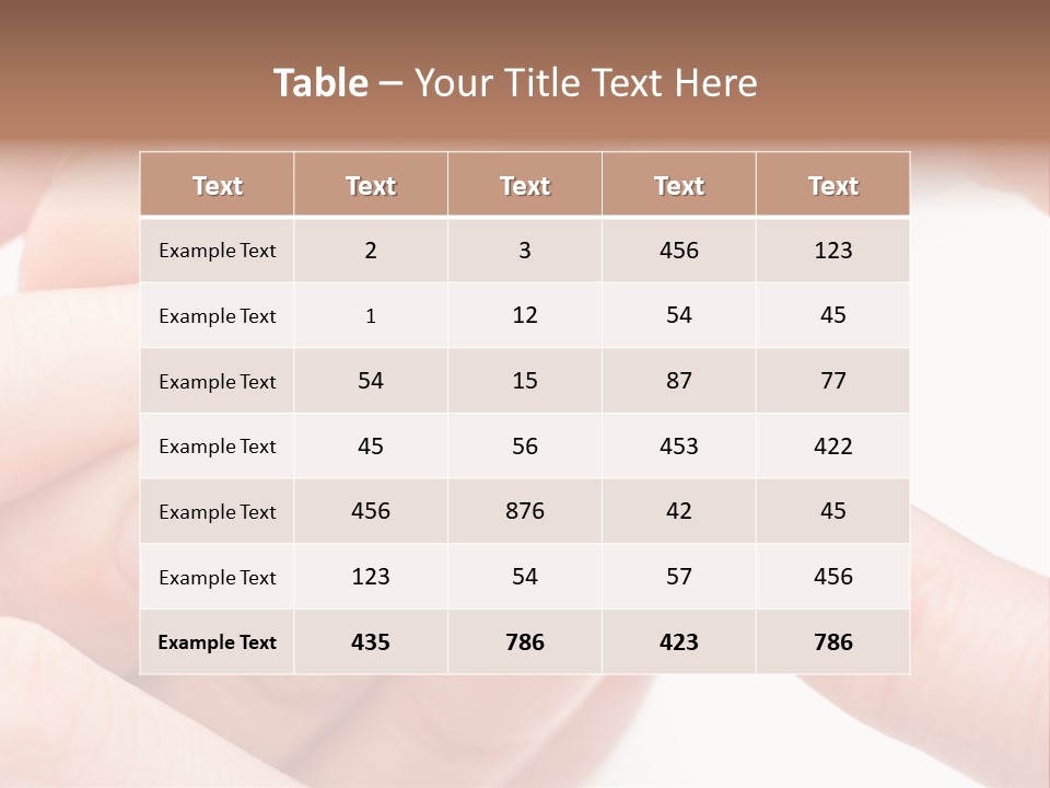 Manicurist Brush Female PowerPoint Template
