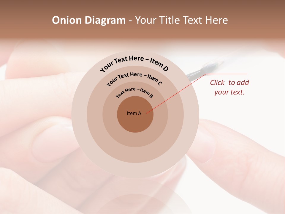 Manicurist Brush Female PowerPoint Template