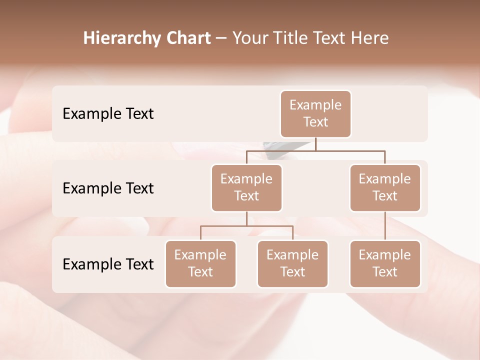 Manicurist Brush Female PowerPoint Template