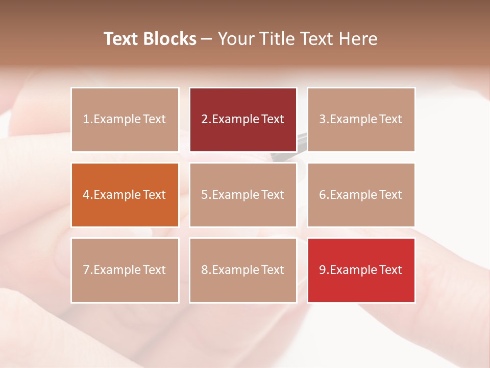 Manicurist Brush Female PowerPoint Template