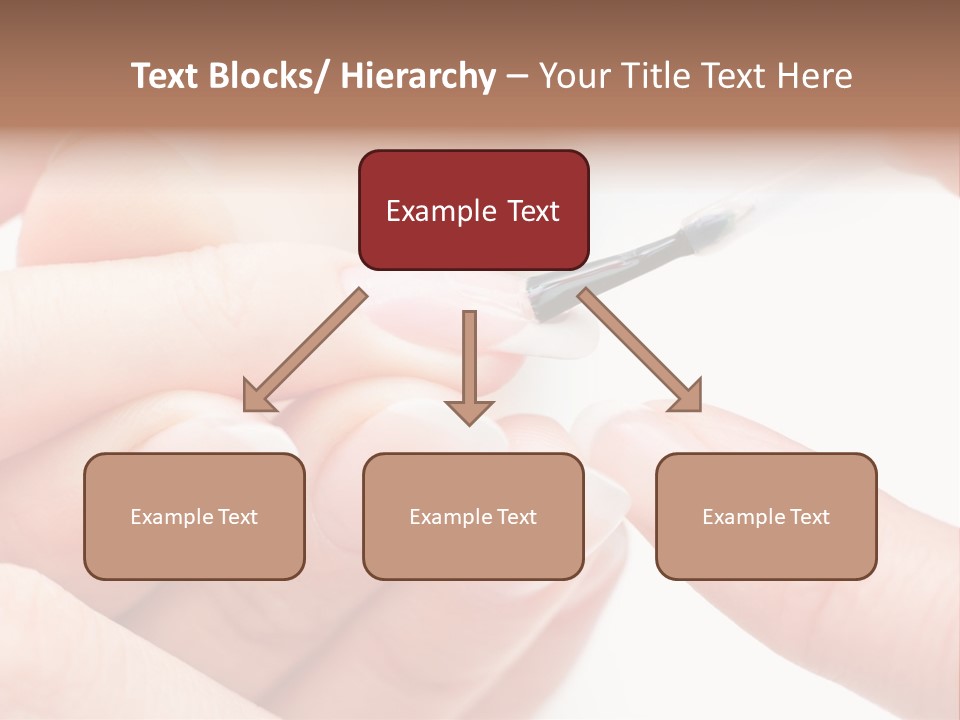 Manicurist Brush Female PowerPoint Template