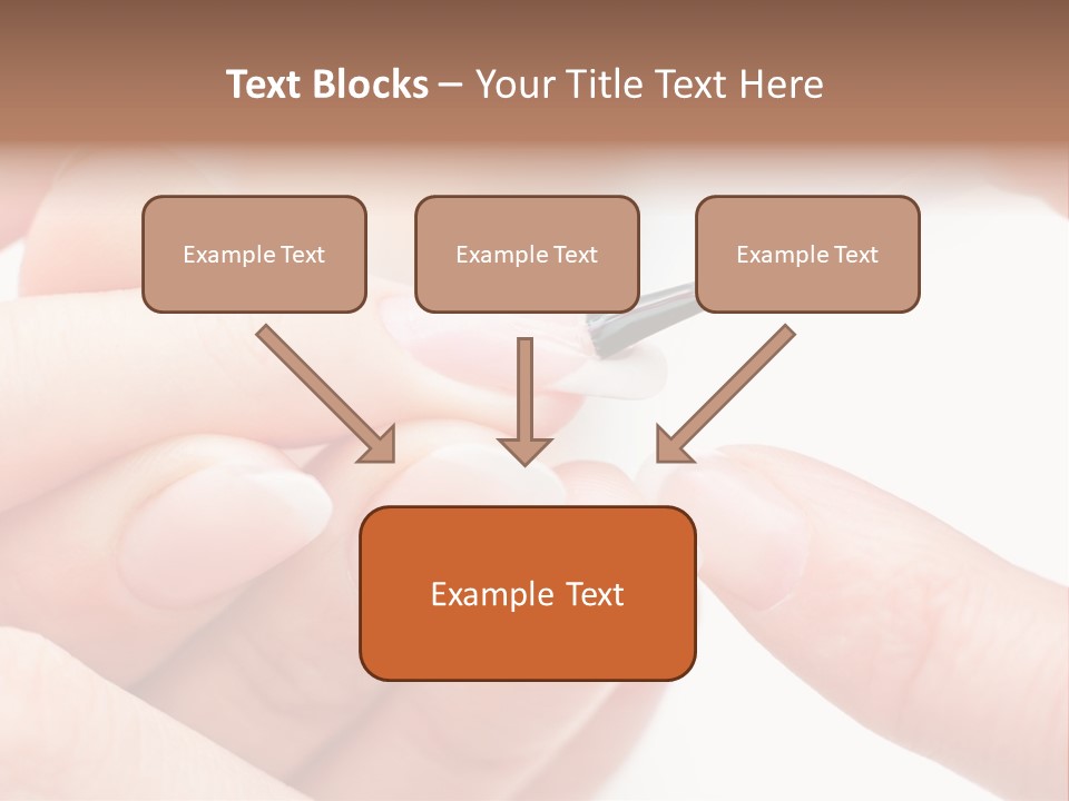 Manicurist Brush Female PowerPoint Template