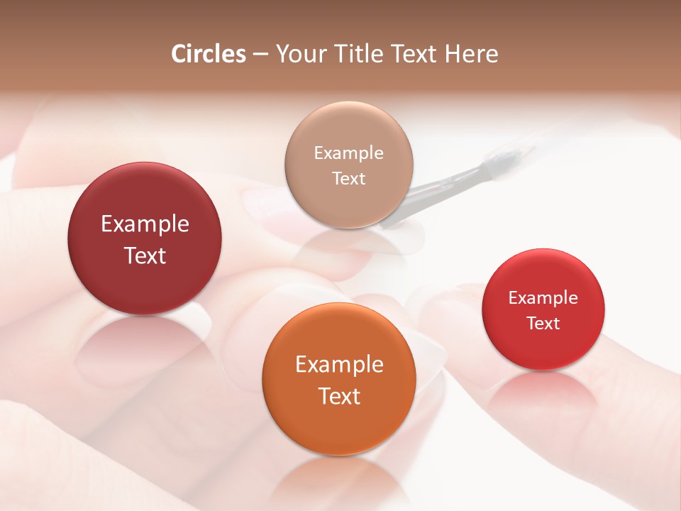 Manicurist Brush Female PowerPoint Template