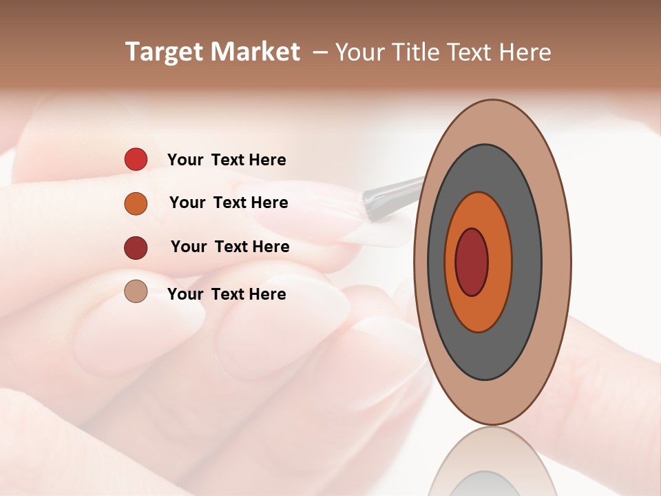 Manicurist Brush Female PowerPoint Template