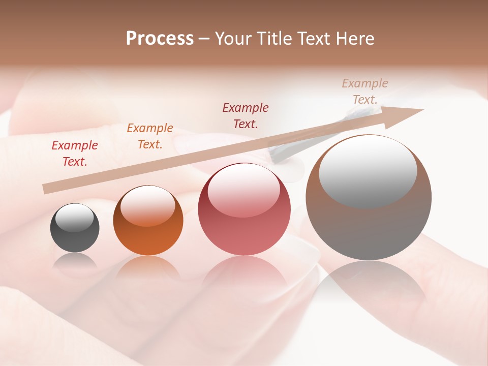 Manicurist Brush Female PowerPoint Template