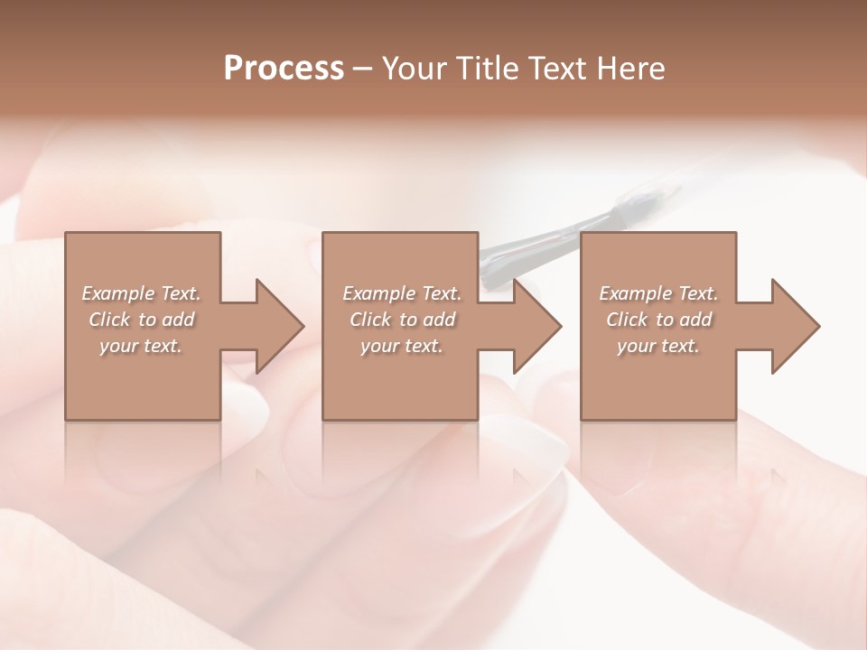 Manicurist Brush Female PowerPoint Template