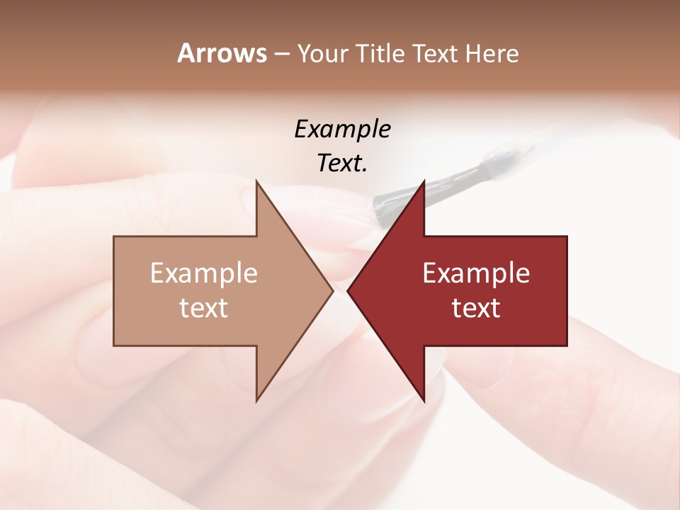 Manicurist Brush Female PowerPoint Template