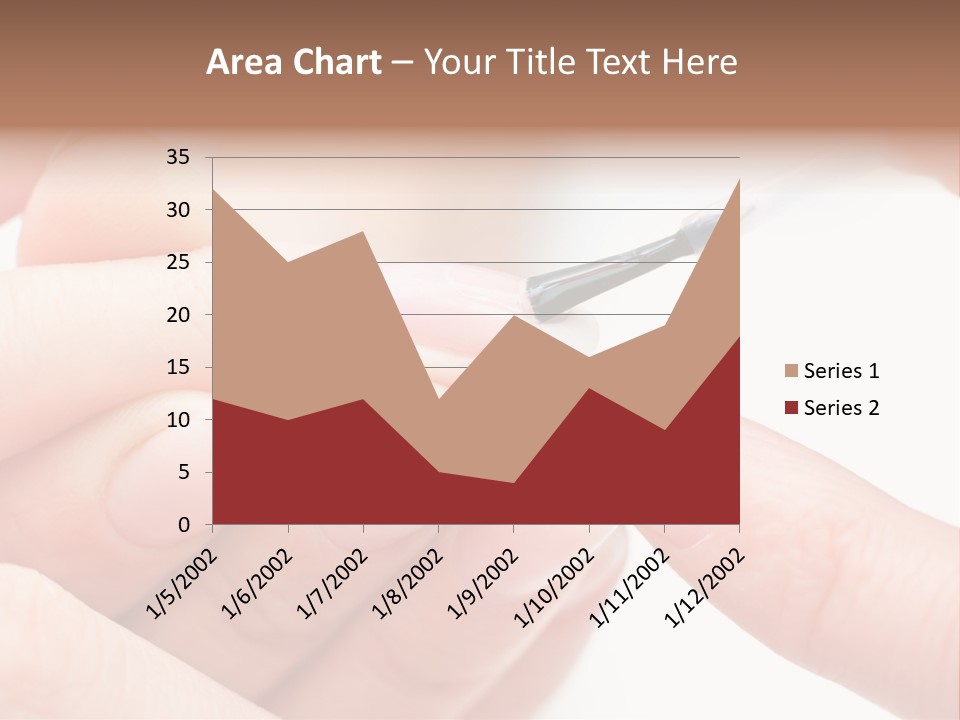 Manicurist Brush Female PowerPoint Template