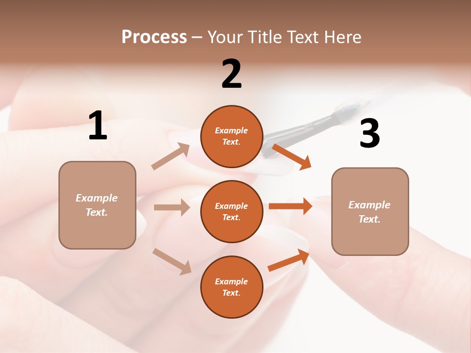 Manicurist Brush Female PowerPoint Template