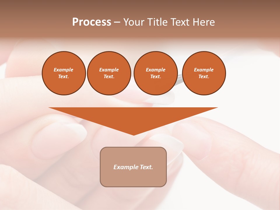 Manicurist Brush Female PowerPoint Template
