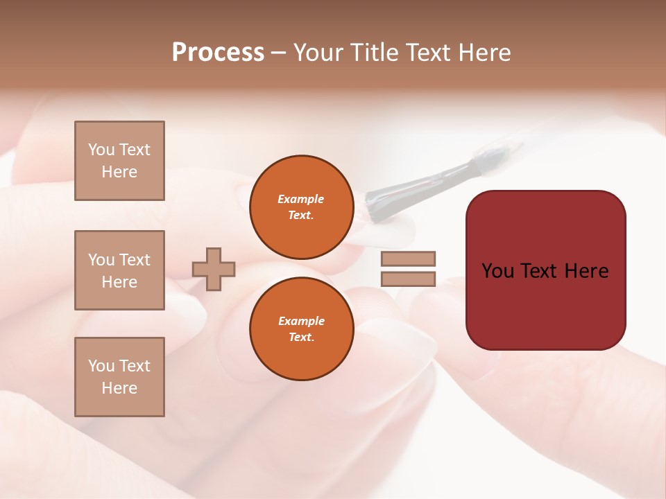 Manicurist Brush Female PowerPoint Template