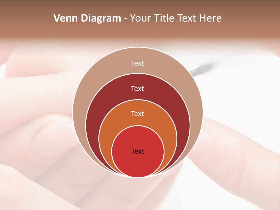 Manicurist Brush Female PowerPoint Template