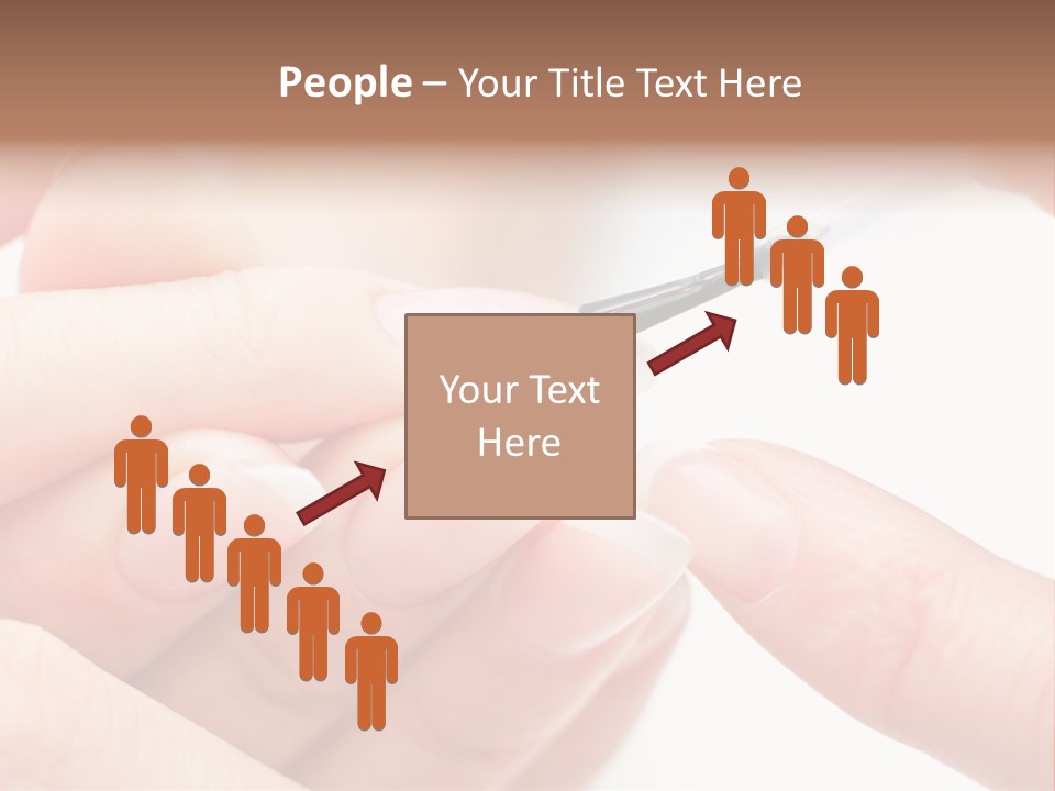 Manicurist Brush Female PowerPoint Template