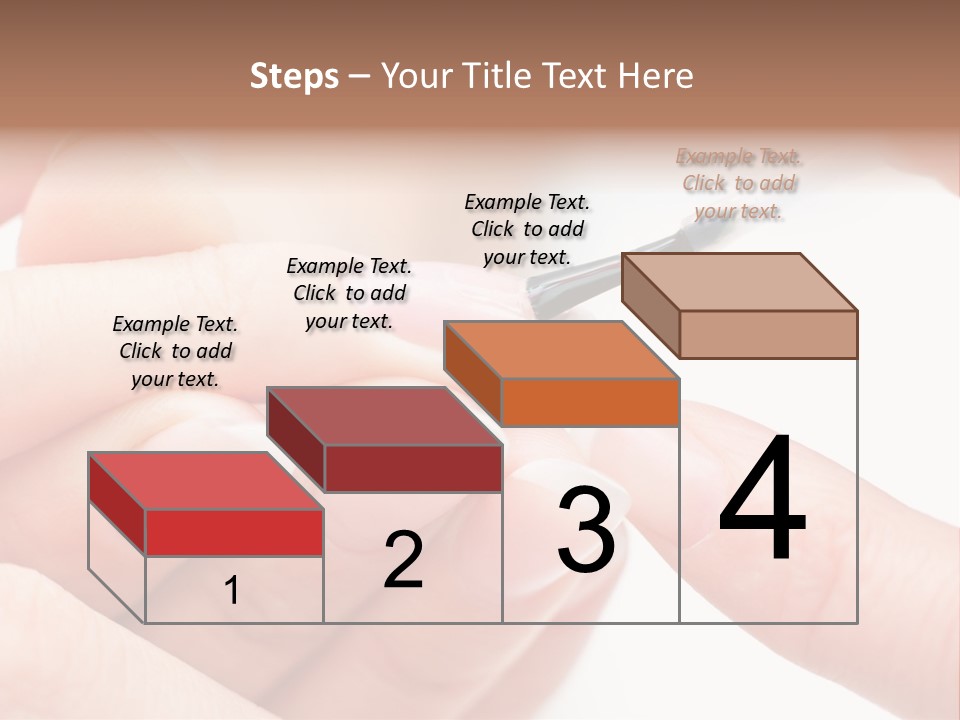 Manicurist Brush Female PowerPoint Template