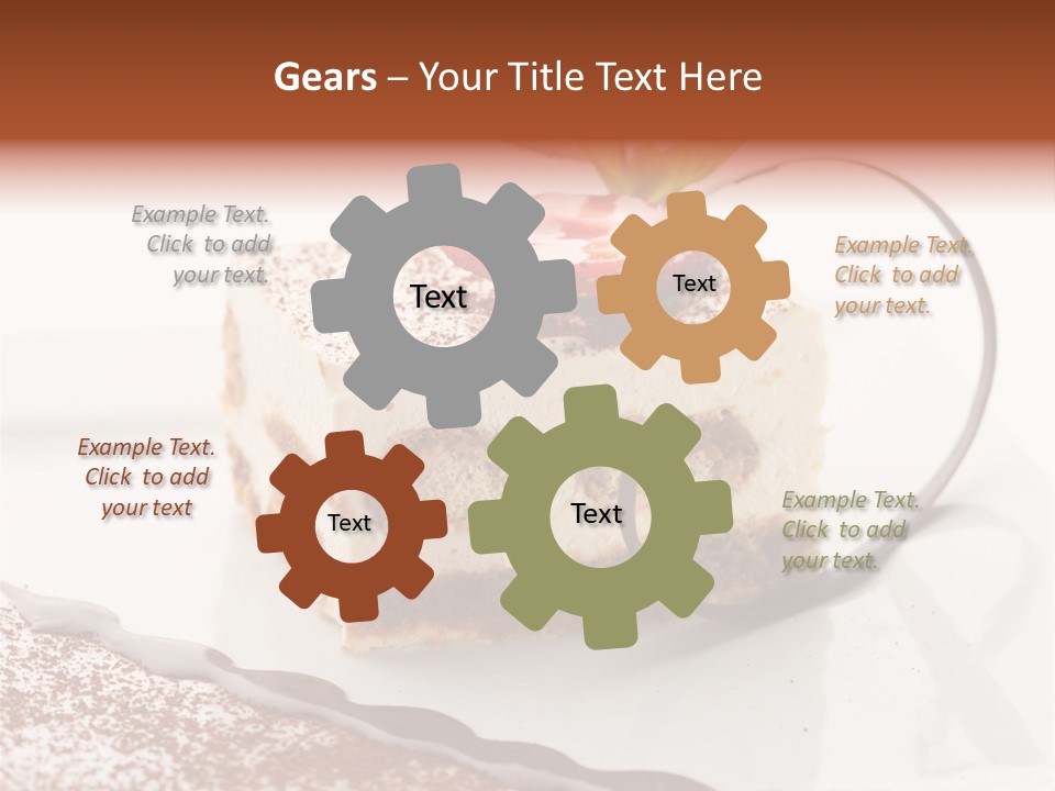 Leaf Elegant Biscuit PowerPoint Template