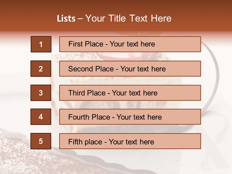 Leaf Elegant Biscuit PowerPoint Template