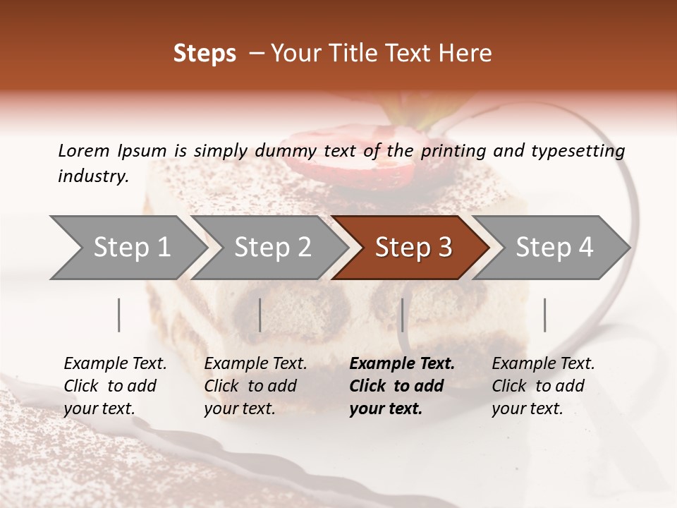 Leaf Elegant Biscuit PowerPoint Template