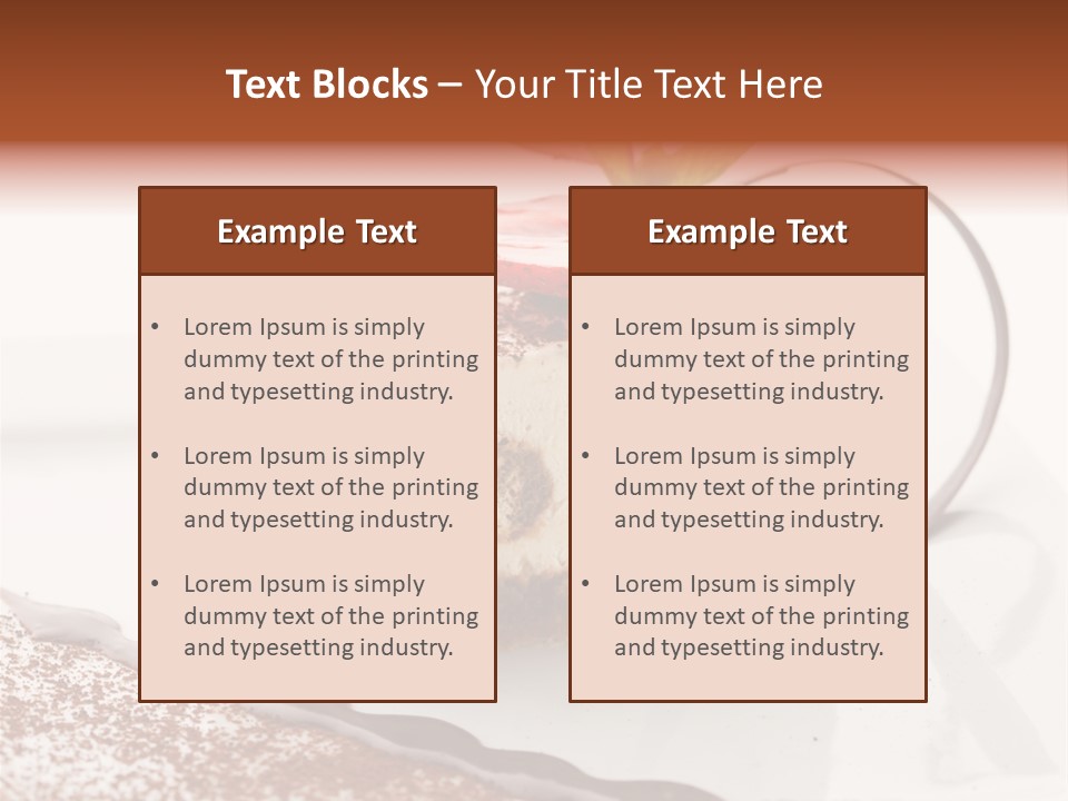 Leaf Elegant Biscuit PowerPoint Template