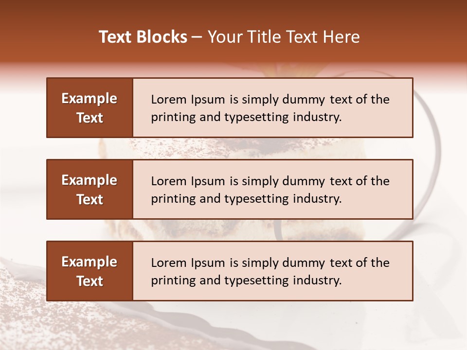 Leaf Elegant Biscuit PowerPoint Template
