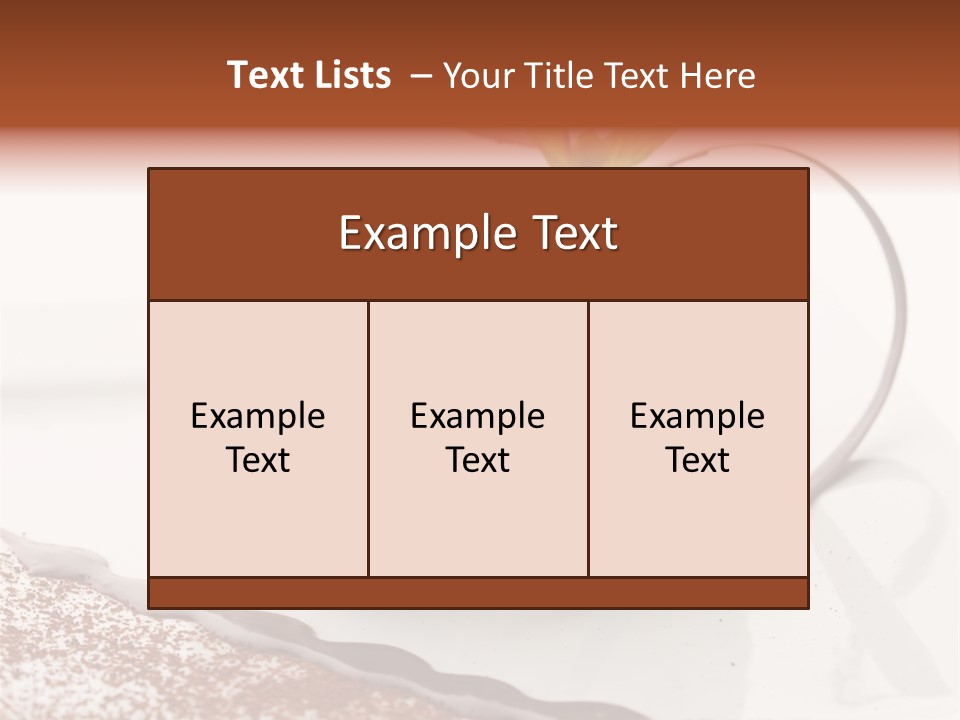 Leaf Elegant Biscuit PowerPoint Template