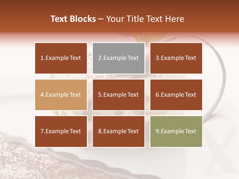 Leaf Elegant Biscuit PowerPoint Template