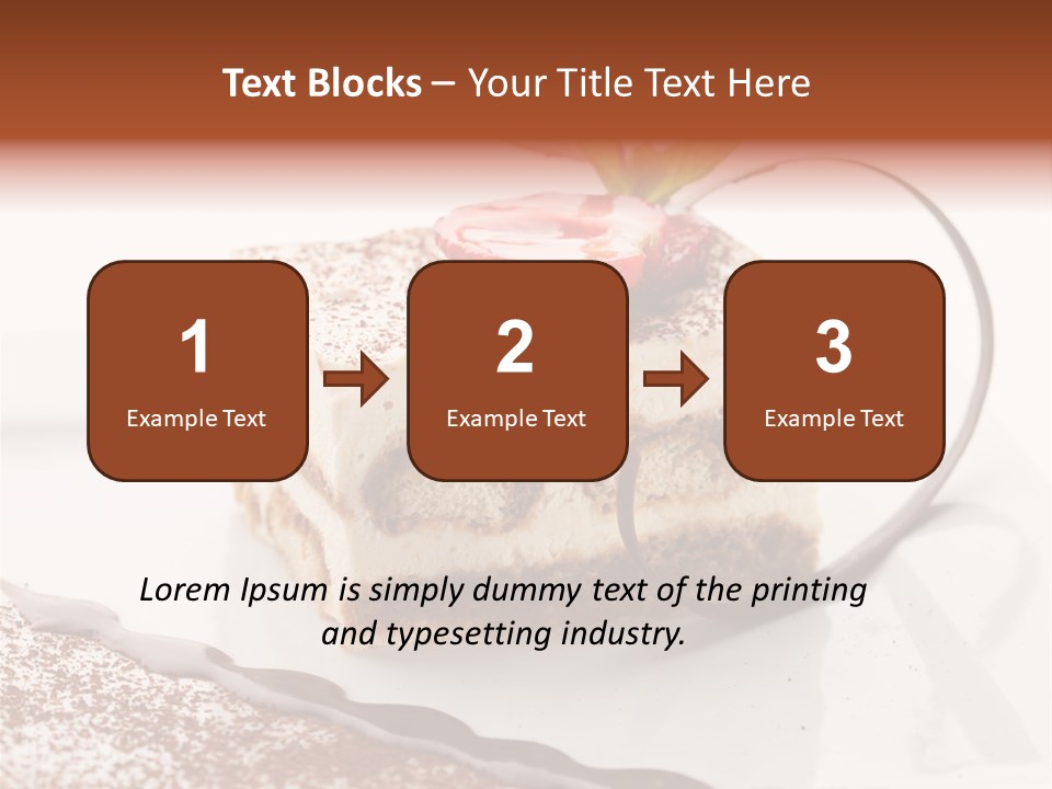 Leaf Elegant Biscuit PowerPoint Template