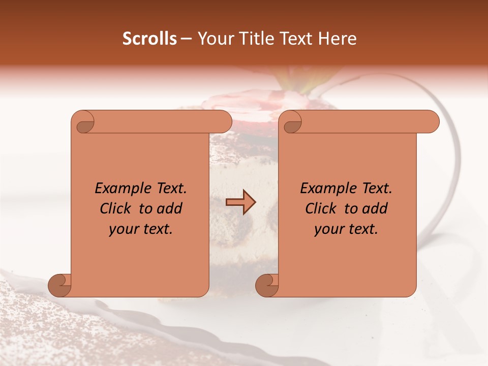 Leaf Elegant Biscuit PowerPoint Template