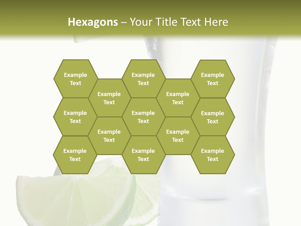 Shot White Bottle PowerPoint Template