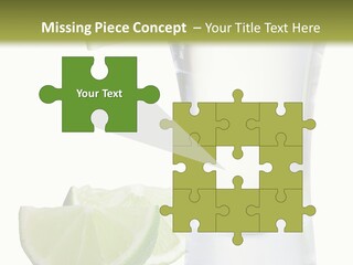 Shot White Bottle PowerPoint Template