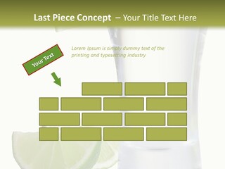 Shot White Bottle PowerPoint Template