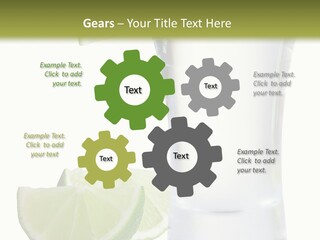 Shot White Bottle PowerPoint Template