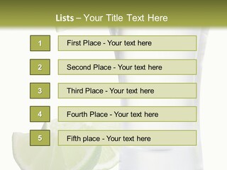 Shot White Bottle PowerPoint Template