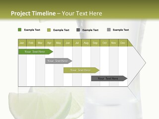 Shot White Bottle PowerPoint Template