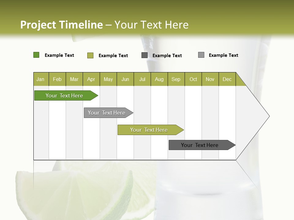 Shot White Bottle PowerPoint Template