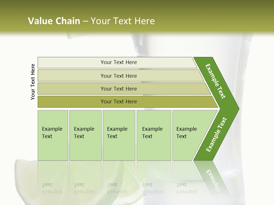 Shot White Bottle PowerPoint Template