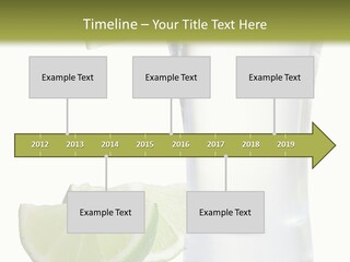 Shot White Bottle PowerPoint Template