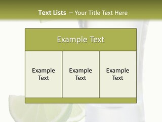 Shot White Bottle PowerPoint Template