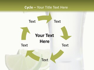 Shot White Bottle PowerPoint Template