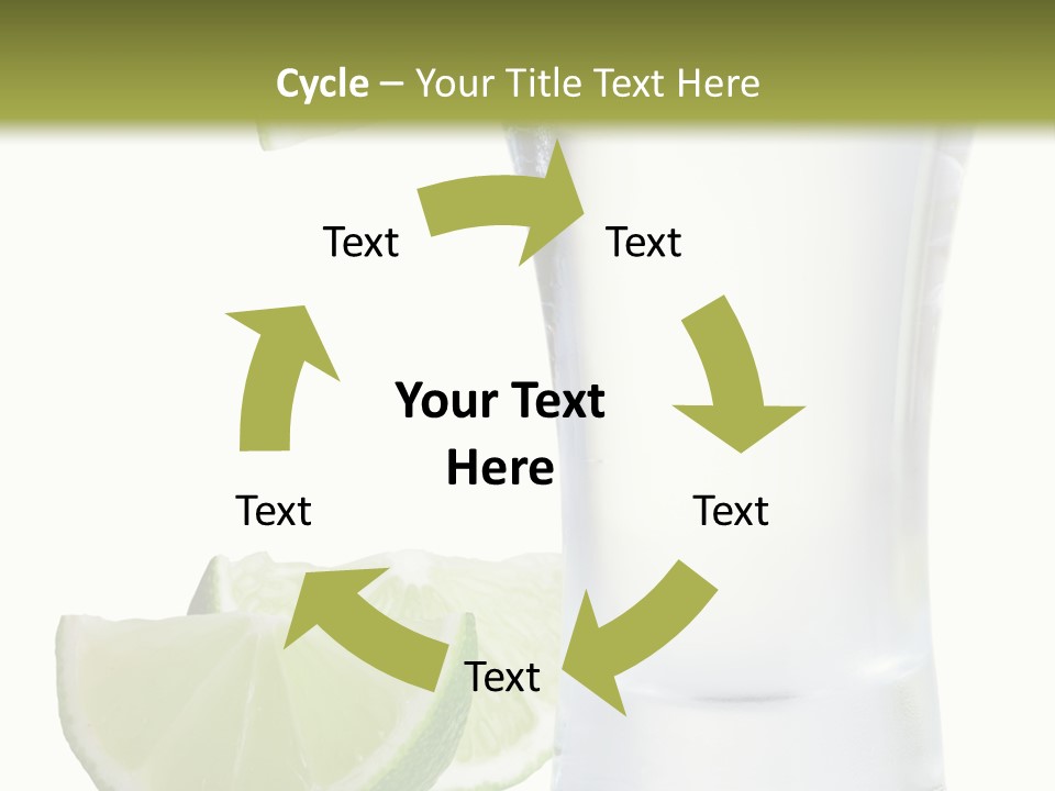 Shot White Bottle PowerPoint Template