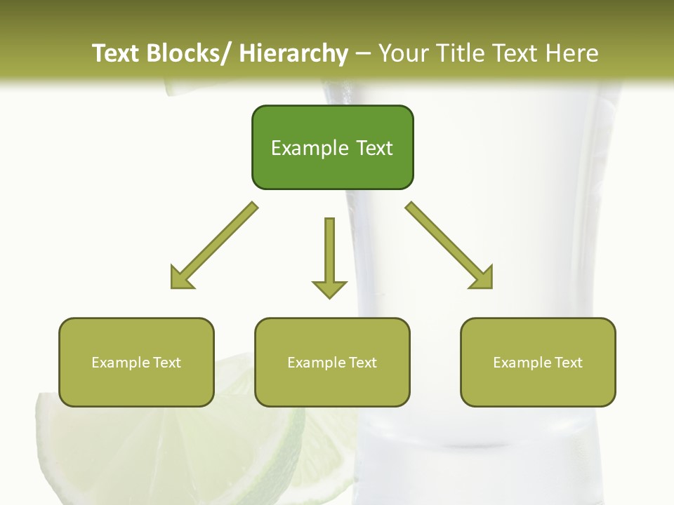 Shot White Bottle PowerPoint Template